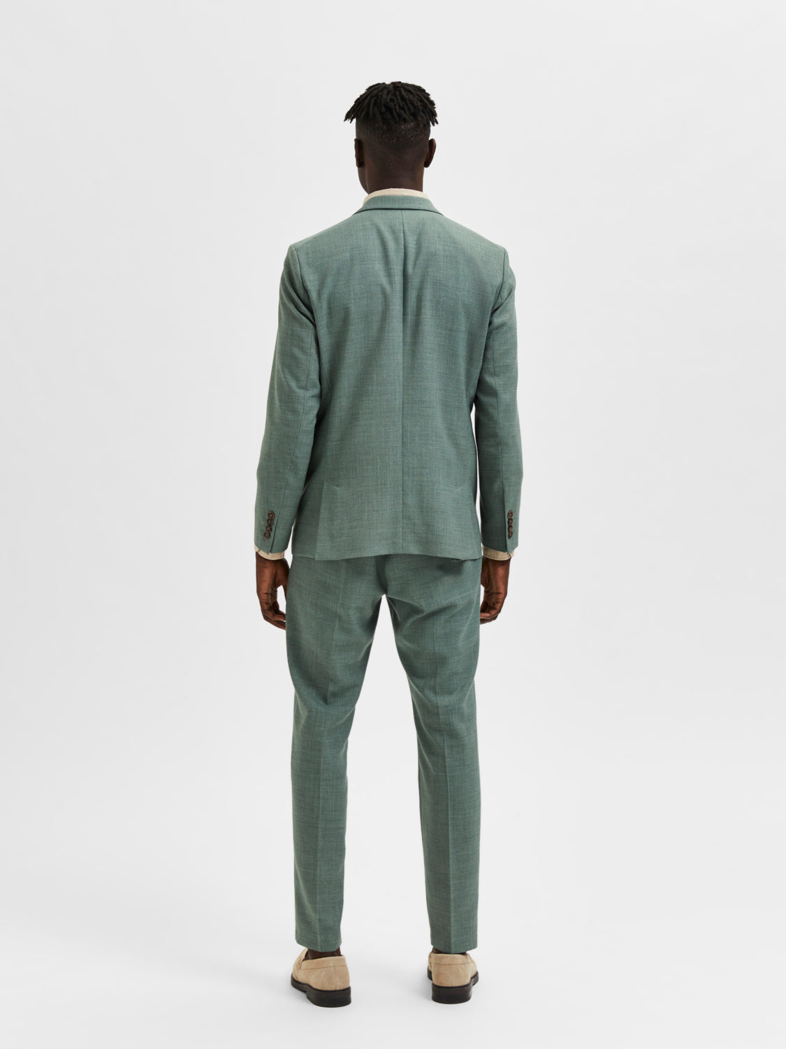 SLHSLIM-OASIS Blazer - Light Green Melange